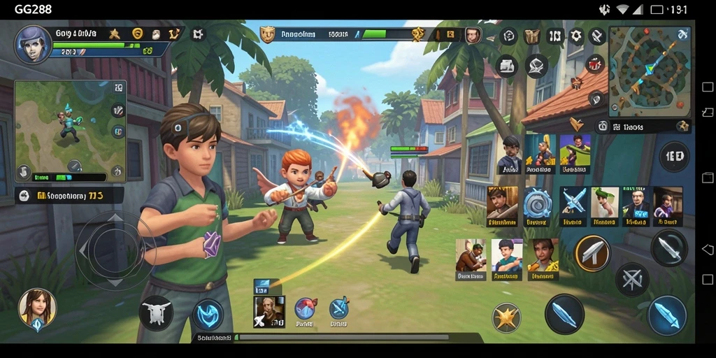 Tampilan screenshot utama GG288 dengan fitur-fitur aplikasi Utility.