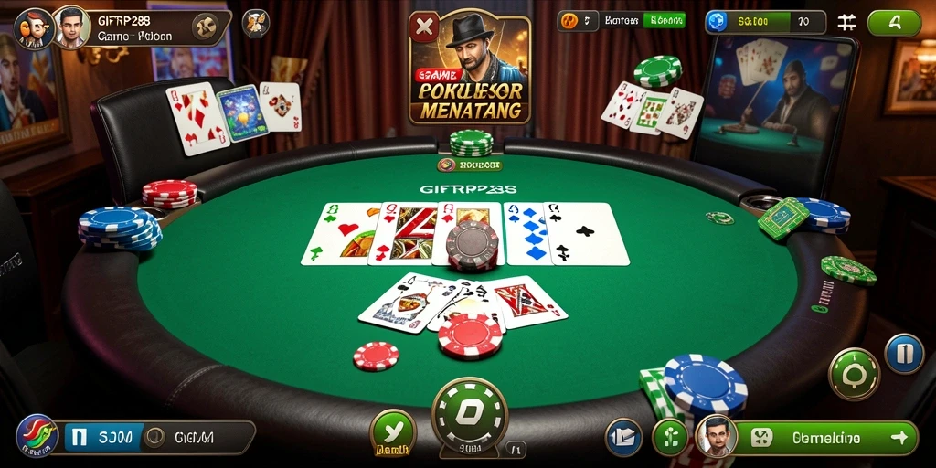 Tampilan gameplay seru di GIFTRP288 dengan pemain yang bersaing.
