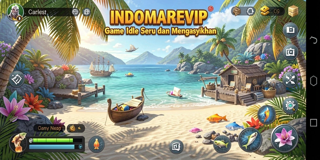 Tampilan gameplay INDOMAREVIP yang memikat dan menenangkan.