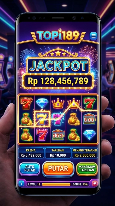 Tampilan antarmuka pengguna aplikasi topi189 yang intuitif.
